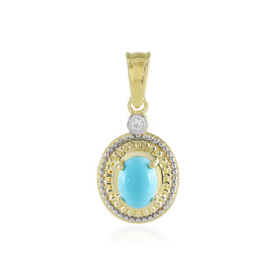 Ciondolo in argento con Turchese Sleeping Beauty