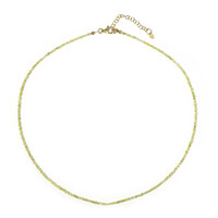 Collana in argento con Diamante Giallo