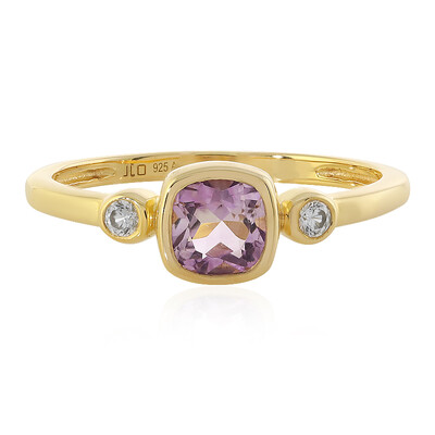 Anello in argento con Ametista Rose de France