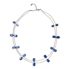 Collana in argento con Cianite