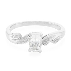 Anello in argento con Goshenite