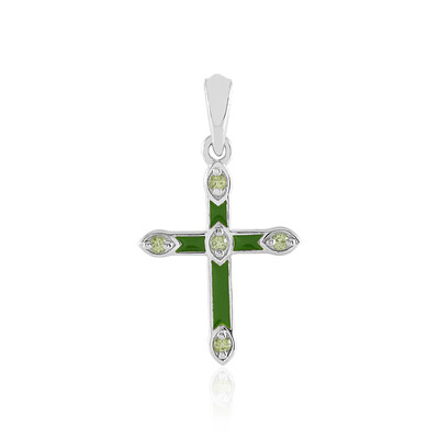 Ciondolo in argento con Peridoto