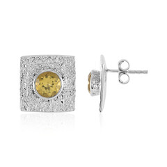 Orecchini in argento con Berillo Giallo (de Melo)