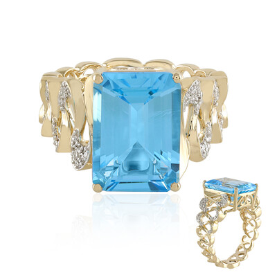 Anello in oro con Topazio Marambaia (SUHANA)