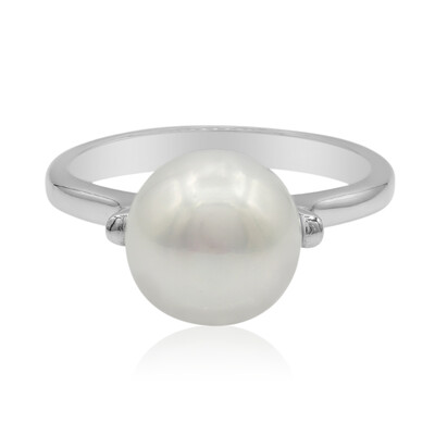 Anello in argento con Perla di Acqua Dolce (TPC)