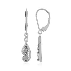 Orecchini in argento con Diamante I3 (H)