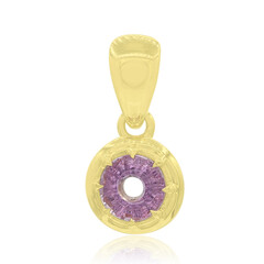 Ciondolo in oro con Zaffiro Rosa (Glenn Lehrer)