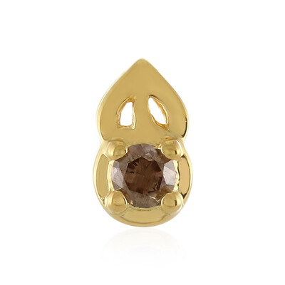 Ciondolo in argento con Diamante Champagne I3