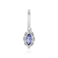 Ciondolo in argento con Tanzanite (non riscaldata)