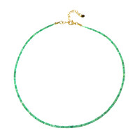Collana in argento con Smeraldo Russo