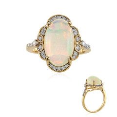 Anello in oro con Opale di Welo AAA (D'vyere)