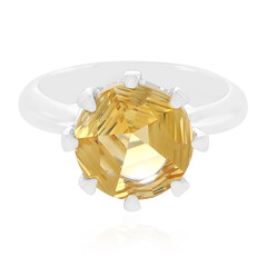 Anello in argento con Citrino