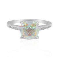 Anello in argento con Topazio Moonlight