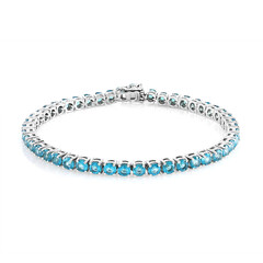 Bracciale in argento con Topazio Paraiba