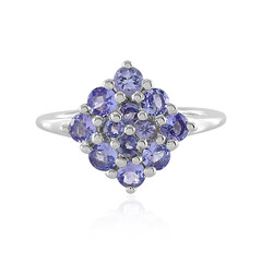 Anello in argento con Tanzanite