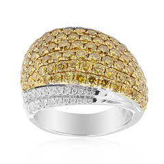 Anello in oro con Diamante Giallo SI2 (CIRARI)