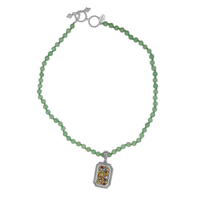 Collana in argento con Agata (Dallas Prince Designs)