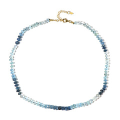 Collana in argento con Acquamarina Santa Maria (Adela Silber)