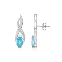 Orecchini in argento con Topazio Paraiba