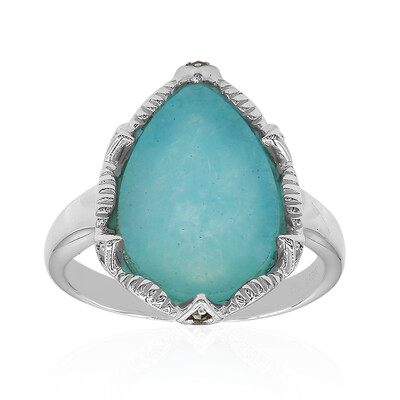 Anello in argento con Amazzonite (Annette classic)