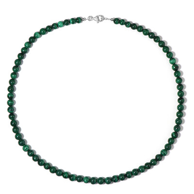 Collana in argento con Malachite