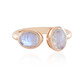 Anello in argento con Pietra di Luna Blu (KM by Juwelo)