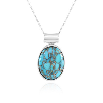 Collana in argento con Turchese Ramato Blu (Faszination Türkis)