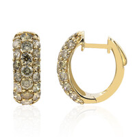 Orecchini in oro con Diamante Fancy I3 (CIRARI)