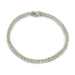 Bracciale in argento con Quarzo Limone