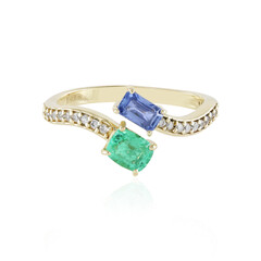 Anello in oro con Smeraldo Russo (Adela Gold)