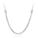 Collana in argento con Topazio Bianco