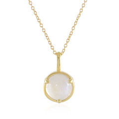 Collana in argento con Pietra di Luna Arcobaleno