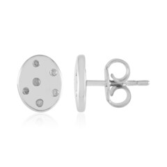 Orecchini in argento con Diamante I2 (I)