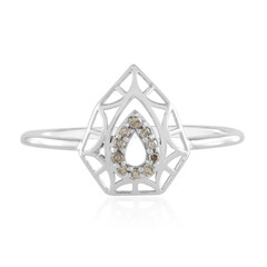 Anello in oro con Diamante Champagne I2 (Ornaments by de Melo)