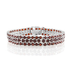 Bracciale in argento con Granato Mozambico