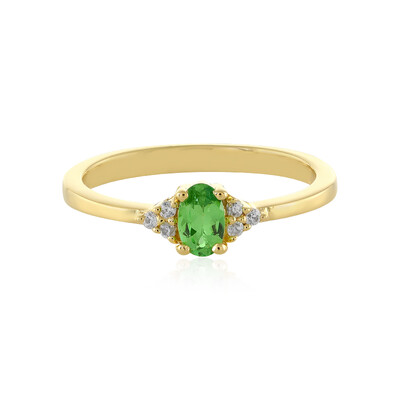 Anello in argento con Tsavorite