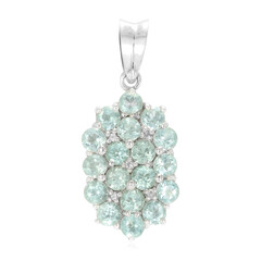 Ciondolo in argento con Apatite Blu