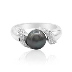 Anello in argento con Perla di Acqua Dolce