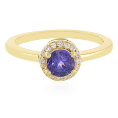 Anello in argento con Tanzanite
