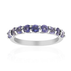 Anello in argento con Iolite