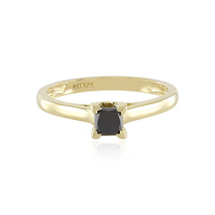 Anello in oro con Diamante Nero