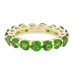 Anello in oro con Diopside Russo (La Revelle)