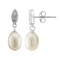 Orecchini in argento con Perla di Acqua Dolce