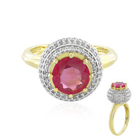 Anello in oro con Zaffiro Rosa del Madagascar (de Melo)