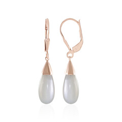 Orecchini in argento con Pietra di Luna Bianca (KM by Juwelo)