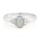 Anello in argento con Labradorite