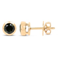 Orecchini in oro con Tormalina Verde