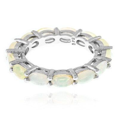 Anello in argento con Opale di Welo