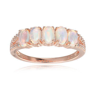 Anello in argento con Opale di Welo