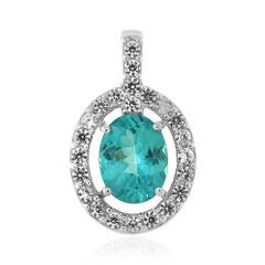 Ciondolo in argento con Apatite Blu